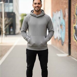 lululemon athletica Heather Gray Men's Hoodie